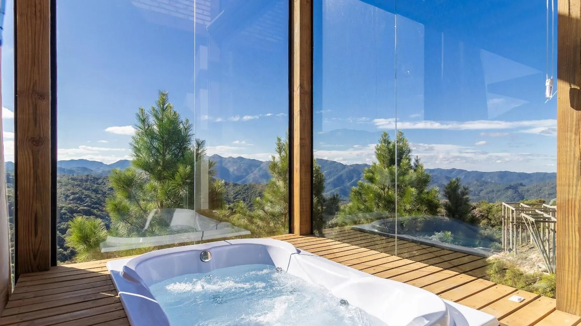 Chale C/ Jacuzzi E Vista Na Serra | Vst028 Anitápolis